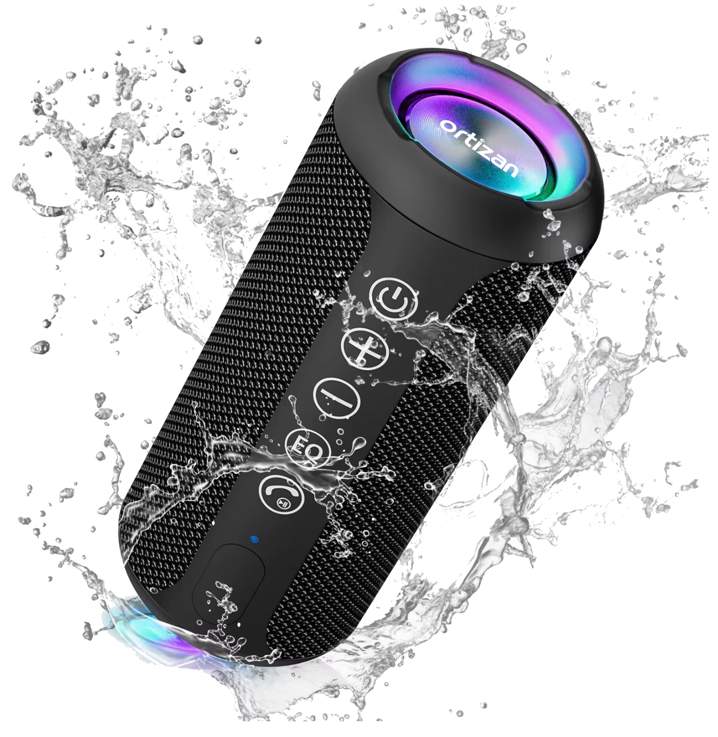 Enceinte Bluetooth portable Ortizan | Enceinte sans fil puissante |