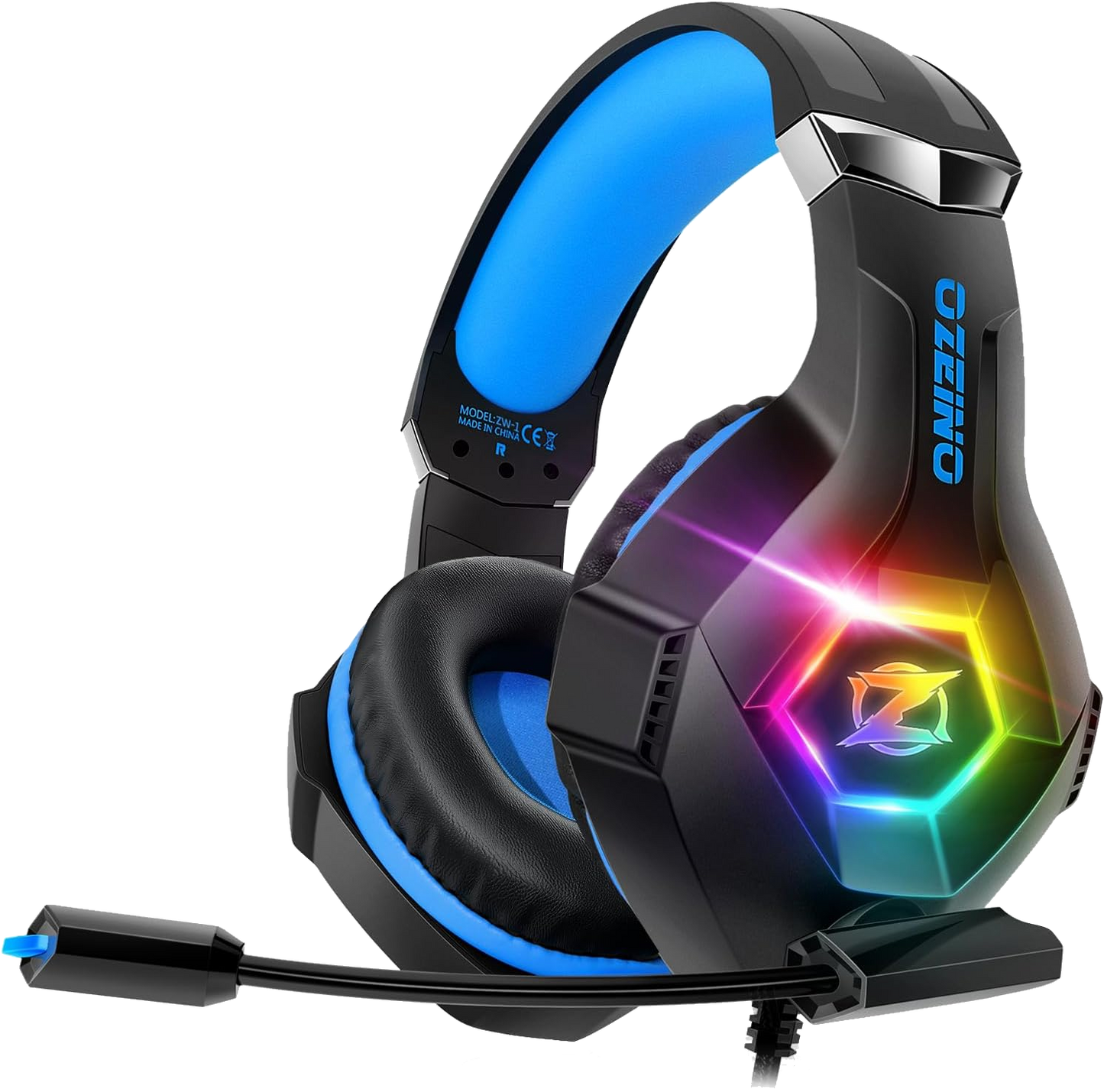 Casque Gaming Filaire ZW1 "Ozeino" Pour PS5, PC et XBOX