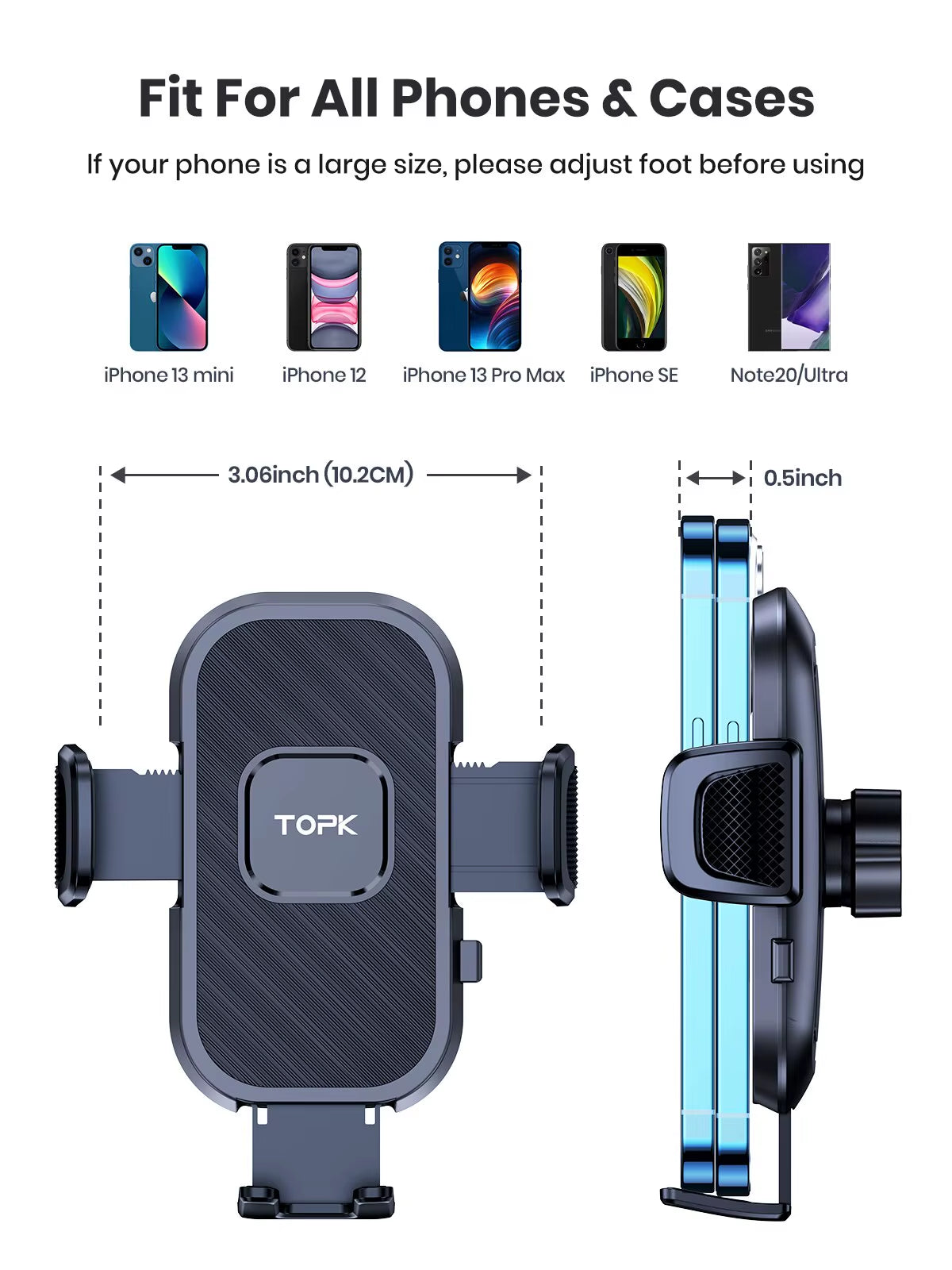 Car Phone Holder Gravity Stand for Iphone Xiaomi Samsung Car Mobile Support for Dashboard Windshield Air Vent Phone Mount