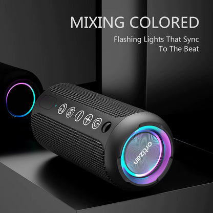 24W Portable Bluetooth Speaker Stereo Sound IPX7 Waterproof Wireless Bluetooth 5.3 Excellent Bass Performace TF Speaker