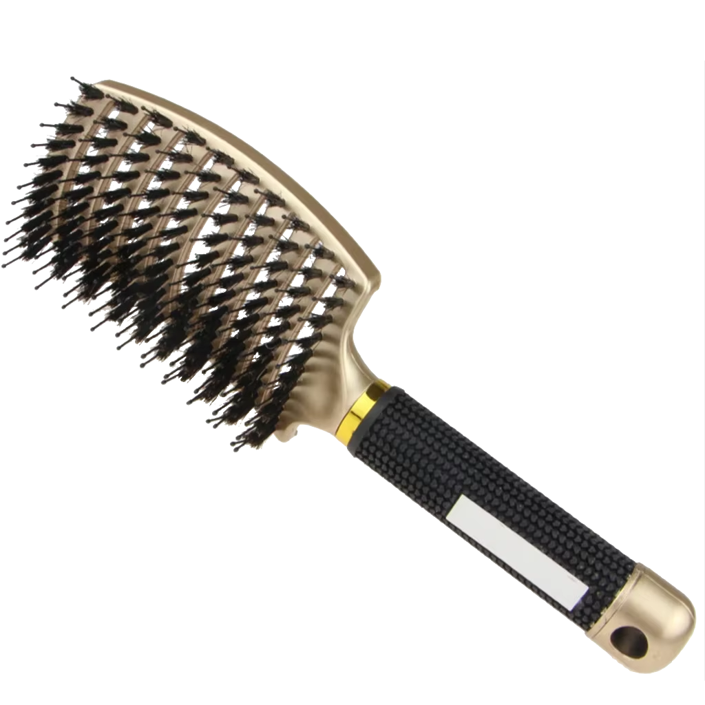 Curved Hairbrush | Essential Tool for Detangling Your Hair |