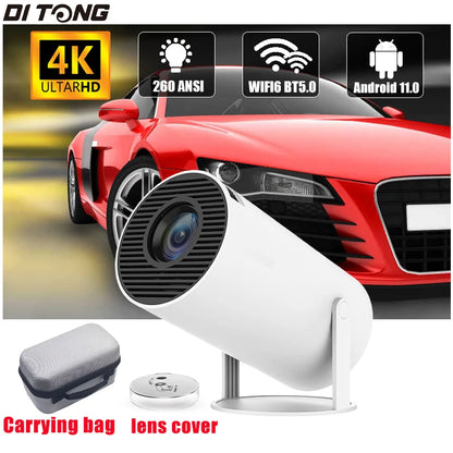 2024 New HY300 Pro plus Projector Android 4K 1280*720P Dual Wifi Video Portable Outdoor Home Hd Led Proyector Cine En Casa